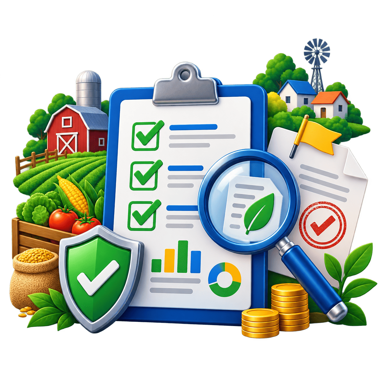 Farm compliance auditing and validation review